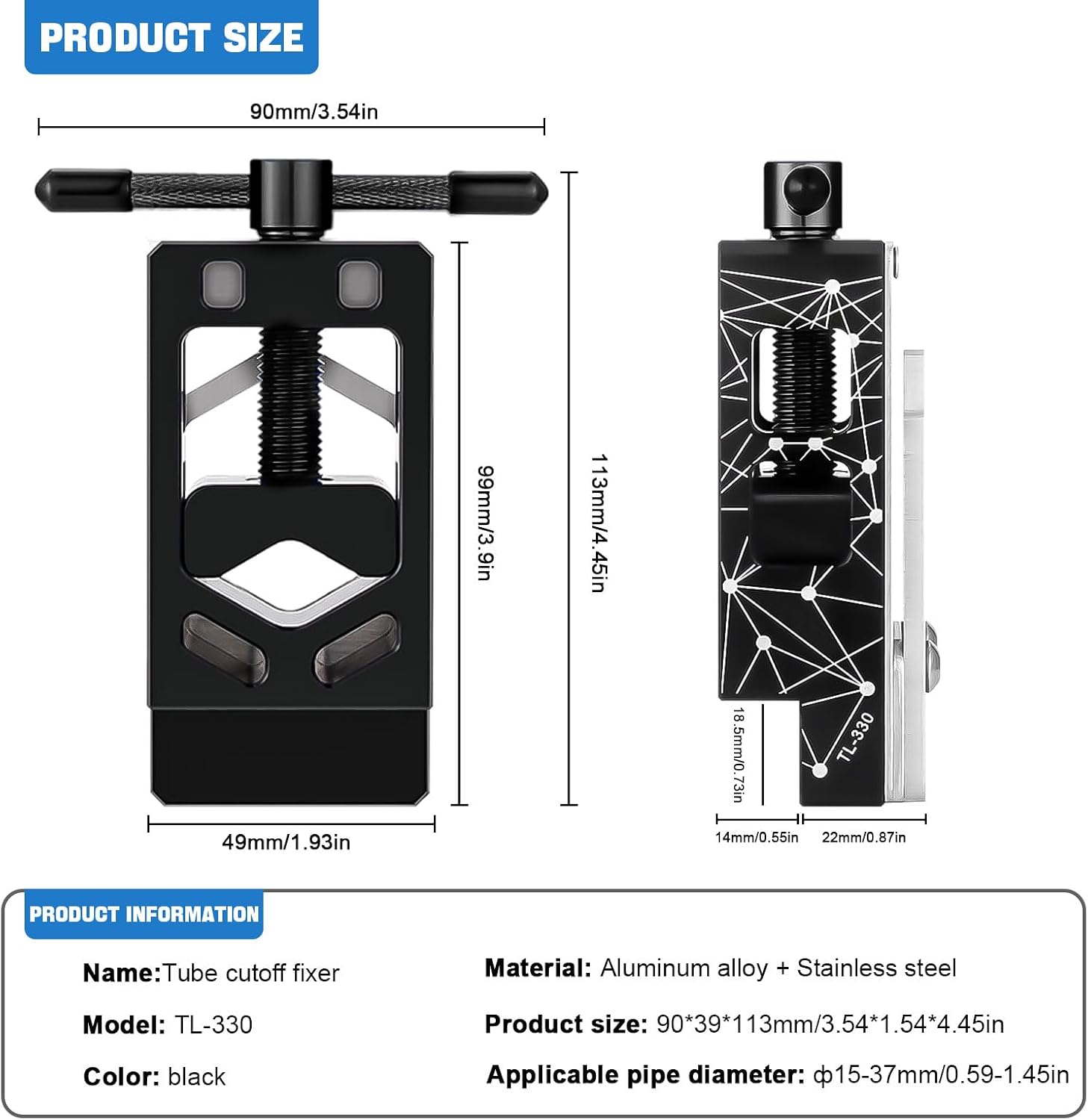 Aikolesa Bike Saw Guide, Seat Post Cutting Tool — view 2