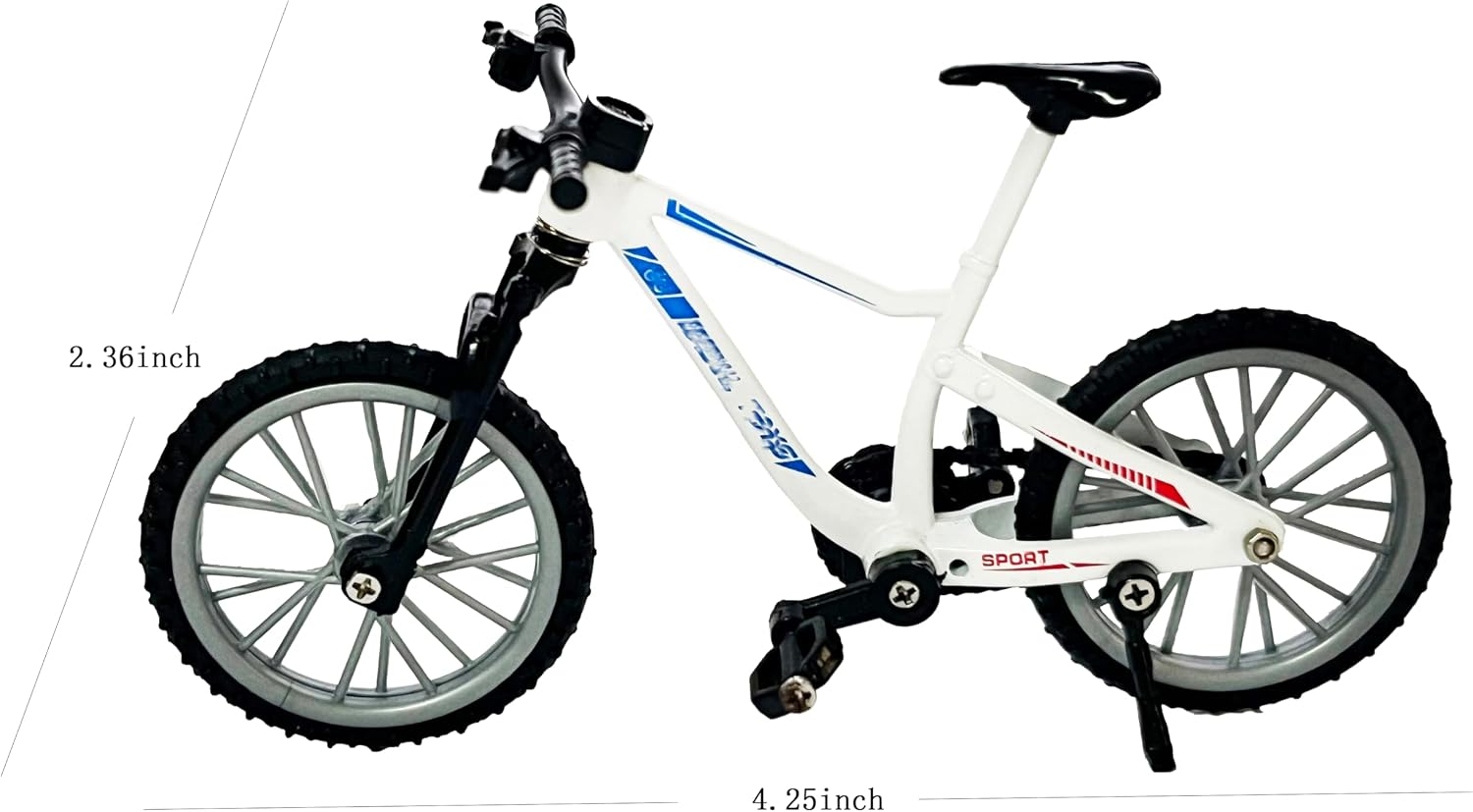 kidbeile 3-Pack Finger Bikes, 1:18 Mini BMX Metal-Body Bicycle Toys — view 2